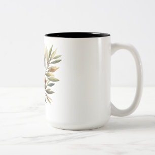 Branch Of Olive Two-Tone Coffee Mug