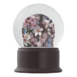 Branch of Pink Blossoms Spring Flowering Tree Snow Globe