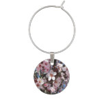 Branch of Pink Blossoms Spring Flowering Tree Wine Charm