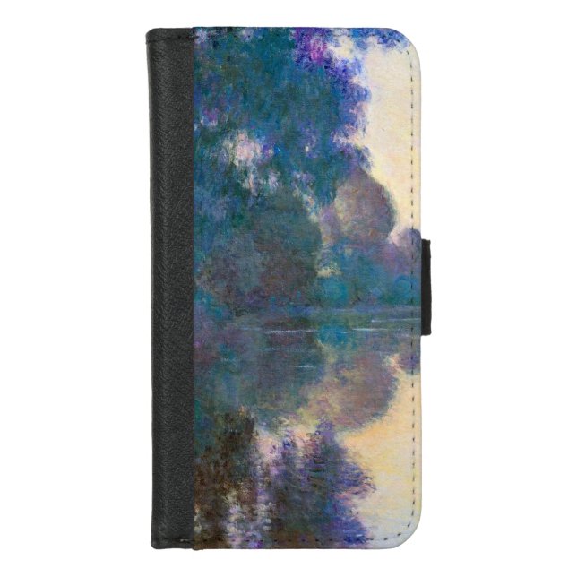 Branch of the Seine near Giverny, Monet iPhone Wallet Case (Front)