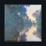 Branch of the Seine near Giverny, Monet Magnet<br><div class="desc">Oscar-Claude Monet (14 November 1840 – 5 December 1926) was a French painter, a founder of French Impressionist painting and the most consistent and prolific practitioner of the movement's philosophy of expressing one's perceptions before nature, especially as applied to plein air landscape painting. The term ""Impressionism"" is derived from the...</div>
