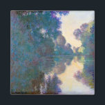 Branch of the Seine near Giverny, Monet Magnet<br><div class="desc">Oscar-Claude Monet (14 November 1840 – 5 December 1926) was a French painter, a founder of French Impressionist painting and the most consistent and prolific practitioner of the movement's philosophy of expressing one's perceptions before nature, especially as applied to plein air landscape painting. The term ""Impressionism"" is derived from the...</div>