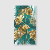 Branch with Golden Leaves Ginko Biloba (Front)