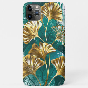 Branch with Golden Leaves Ginko Biloba iPhone 11 Pro Max Case