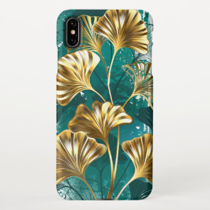 Branch with Golden Leaves Ginko Biloba iPhone XS Max Case