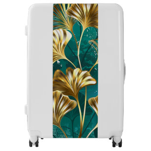 Branch with Golden Leaves Ginko Biloba Luggage