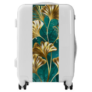 Branch with Golden Leaves Ginko Biloba Luggage
