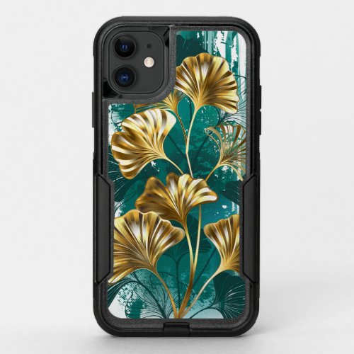 Branch with Golden Leaves Ginko Biloba OtterBox Commuter iPhone 11 Case