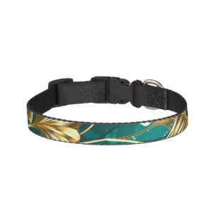 Branch with Golden Leaves Ginko Biloba Pet Collar