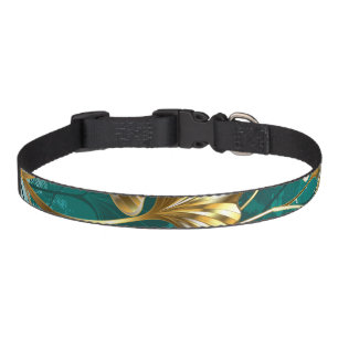 Branch with Golden Leaves Ginko Biloba Pet Collar