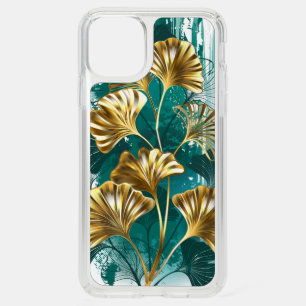 Branch with Golden Leaves Ginko Biloba Speck iPhone 11 Pro Max Case