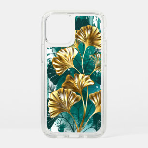 Branch with Golden Leaves Ginko Biloba Speck iPhone 12 Mini Case