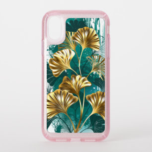 Branch with Golden Leaves Ginko Biloba Speck iPhone XR Case