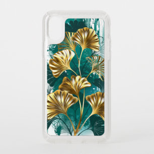 Branch with Golden Leaves Ginko Biloba Speck iPhone XS Case
