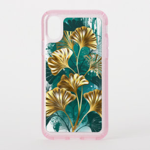Branch with Golden Leaves Ginko Biloba Speck iPhone XS Case