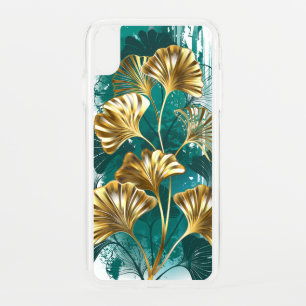 Branch with Golden Leaves Ginko Biloba iPhone XS Max Case