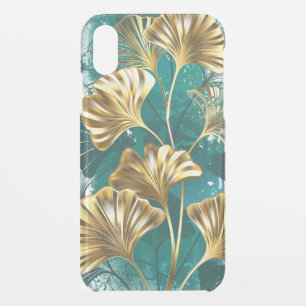 Branch with Golden Leaves Ginko Biloba iPhone XR Case
