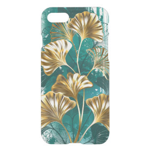 Branch with Golden Leaves Ginko Biloba iPhone SE/8/7 Case