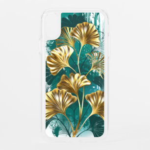 Branch with Golden Leaves Ginko Biloba iPhone XR Case