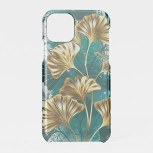 Branch with Golden Leaves Ginko Biloba iPhone 11 Pro Case