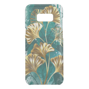 Branch with Golden Leaves Ginko Biloba Uncommon Samsung Galaxy S8+ Case