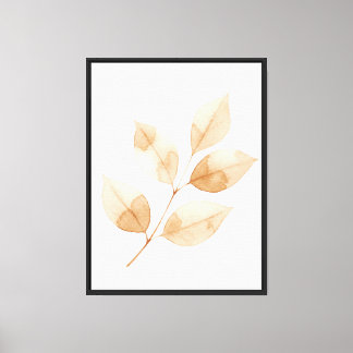 Branch with leaves Canvas Print