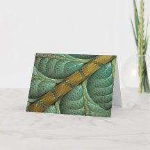 "Branched" Fractal Greeting Card