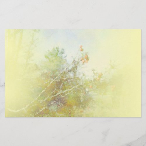 Branches and Berries in Yellow Stationery