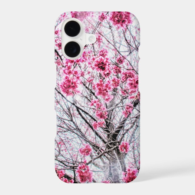 Branches and Blooms of a Cherry Tree Iphone Case (Back)