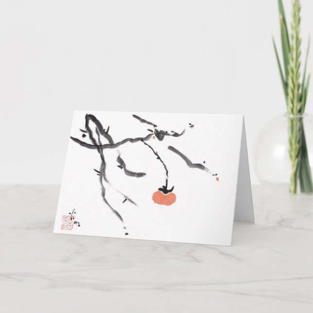 Branches and Persimmon Cards (Front)