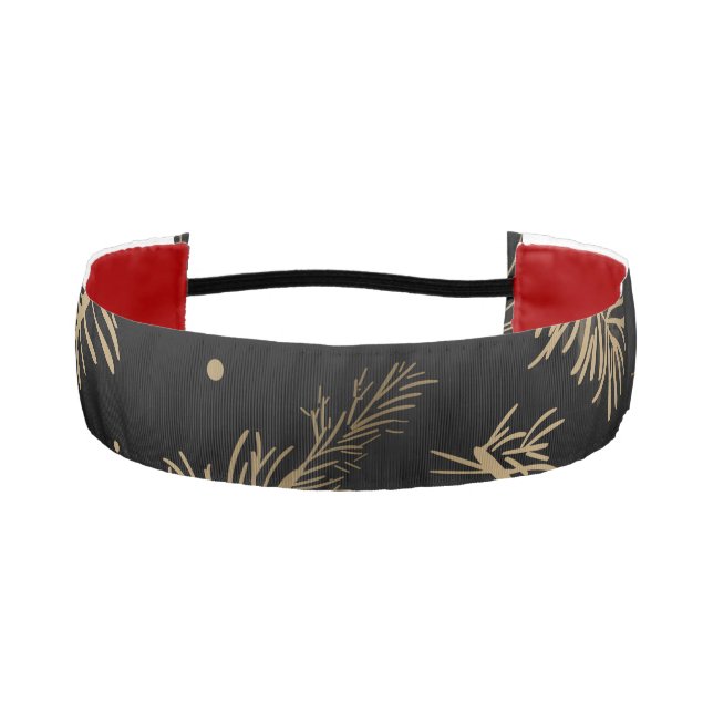 Branches and Pine 2 Athletic Headband (Front)