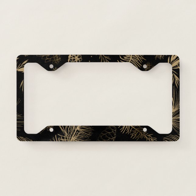 Branches and Pine 2 License Plate Frame (Front)