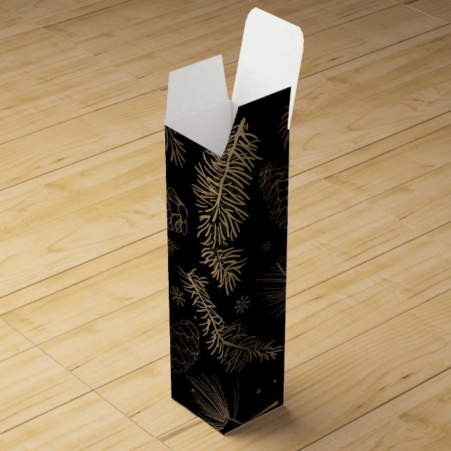 Branches and Pine 2 Wine Box (Opened)