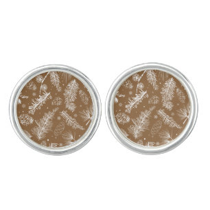 Branches and Pine 3 Cufflinks