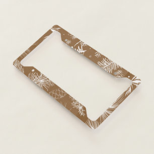 Branches and Pine 3 License Plate Frame