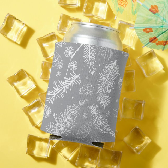 Branches and Pine 4 Can Cooler (In Situ Summer)