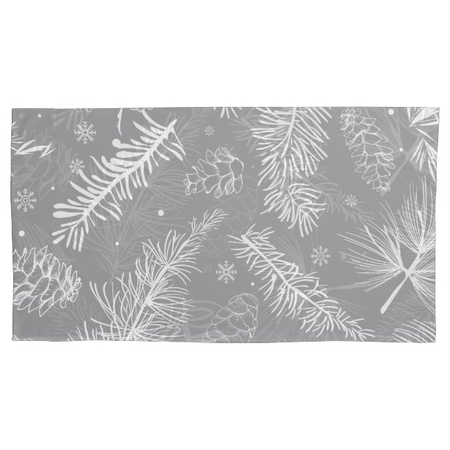 Branches and Pine 4 Pillow Case (Front)