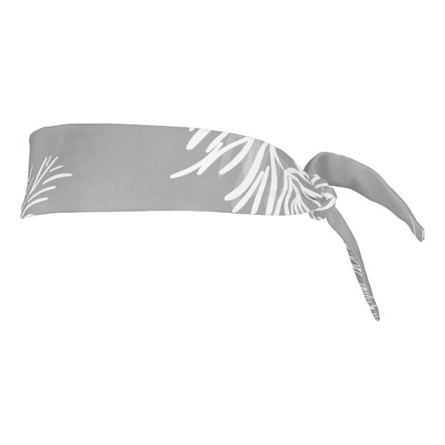 Branches and Pine 4 Tie Headband (Rotate 90)