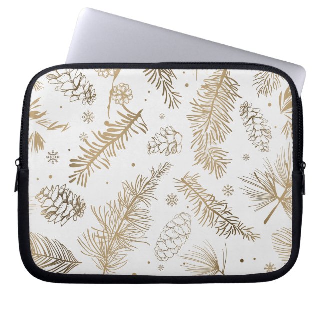 Branches and Pine Laptop Sleeve (Front)