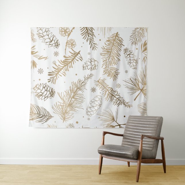 Branches and Pine Tapestry (In Situ (Horizontal))
