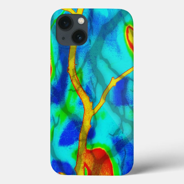 Branches in Bold Color Case-Mate iPhone Case (Back)