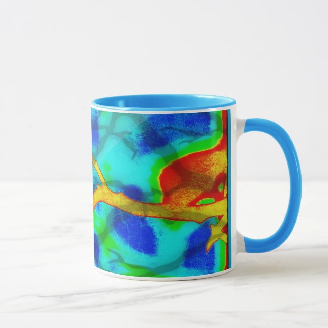 Branches in Bold Color Mug (Right)