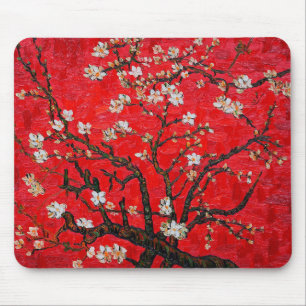 Branches of Almond Tree in Blossom, Van Gogh Mouse Pad