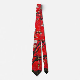 Branches of Almond Tree in Blossom, Van Gogh Neck Tie