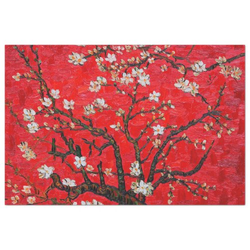 Branches of Almond Tree in Blossom Van Gogh Tissue Paper