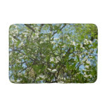 Branches of Dogwood Blossoms Spring Trees Bath Mat