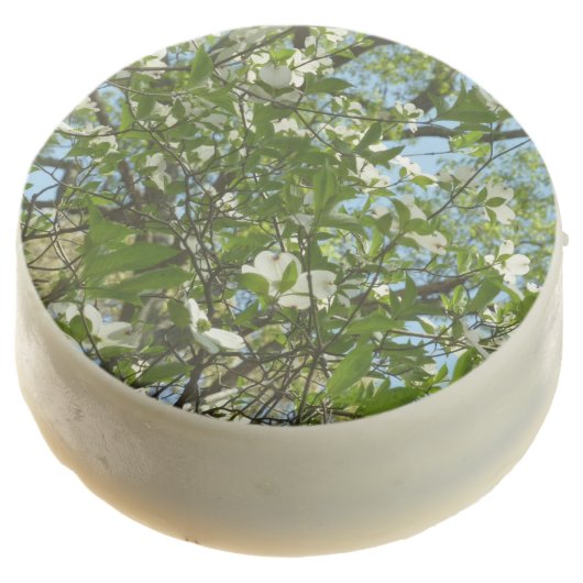 Branches of Dogwood Blossoms Spring Trees Chocolate Covered Oreo (Angled)