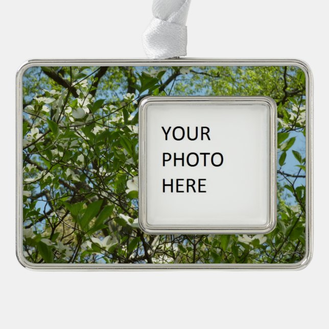 Branches of Dogwood Blossoms Spring Trees Christmas Ornament (Front)