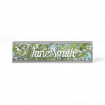 Branches of Dogwood Blossoms Spring Trees Desk Name Plate