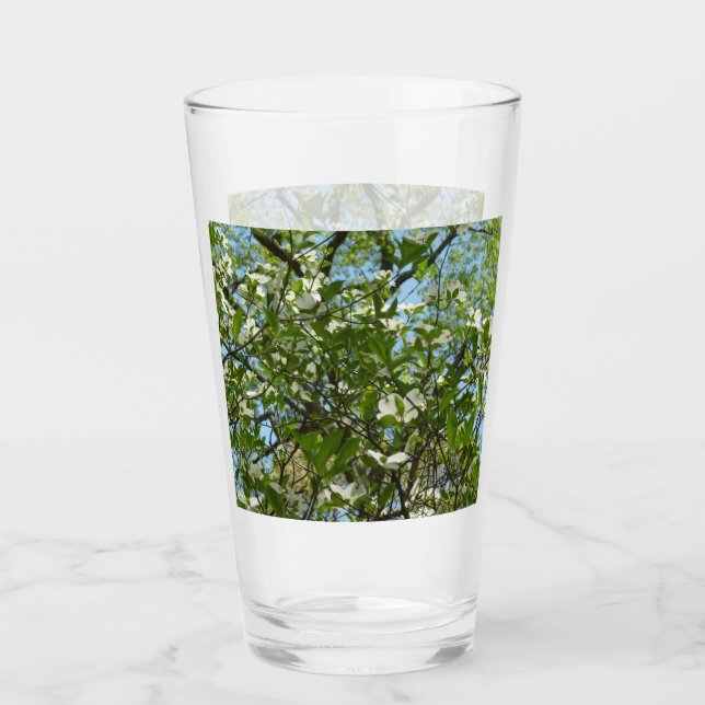 Branches of Dogwood Blossoms Spring Trees Glass (Front)